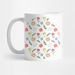 Folk art flowers Mug